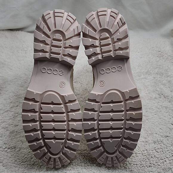 ECCO TREDTRAY COLOR LIMESTONE VELCRO STRAPS ZIPPER MOTO FASHION BOOT WOMEN'S 40 - Picture 9 of 16